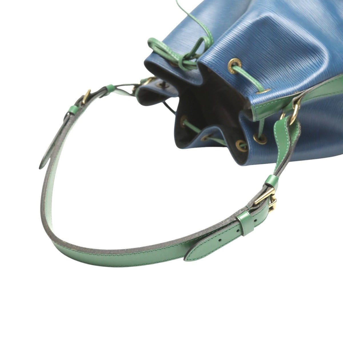 LOUIS VUITTON Shoulder Bag M44044 Epi Leather Blue x green Epi Noe