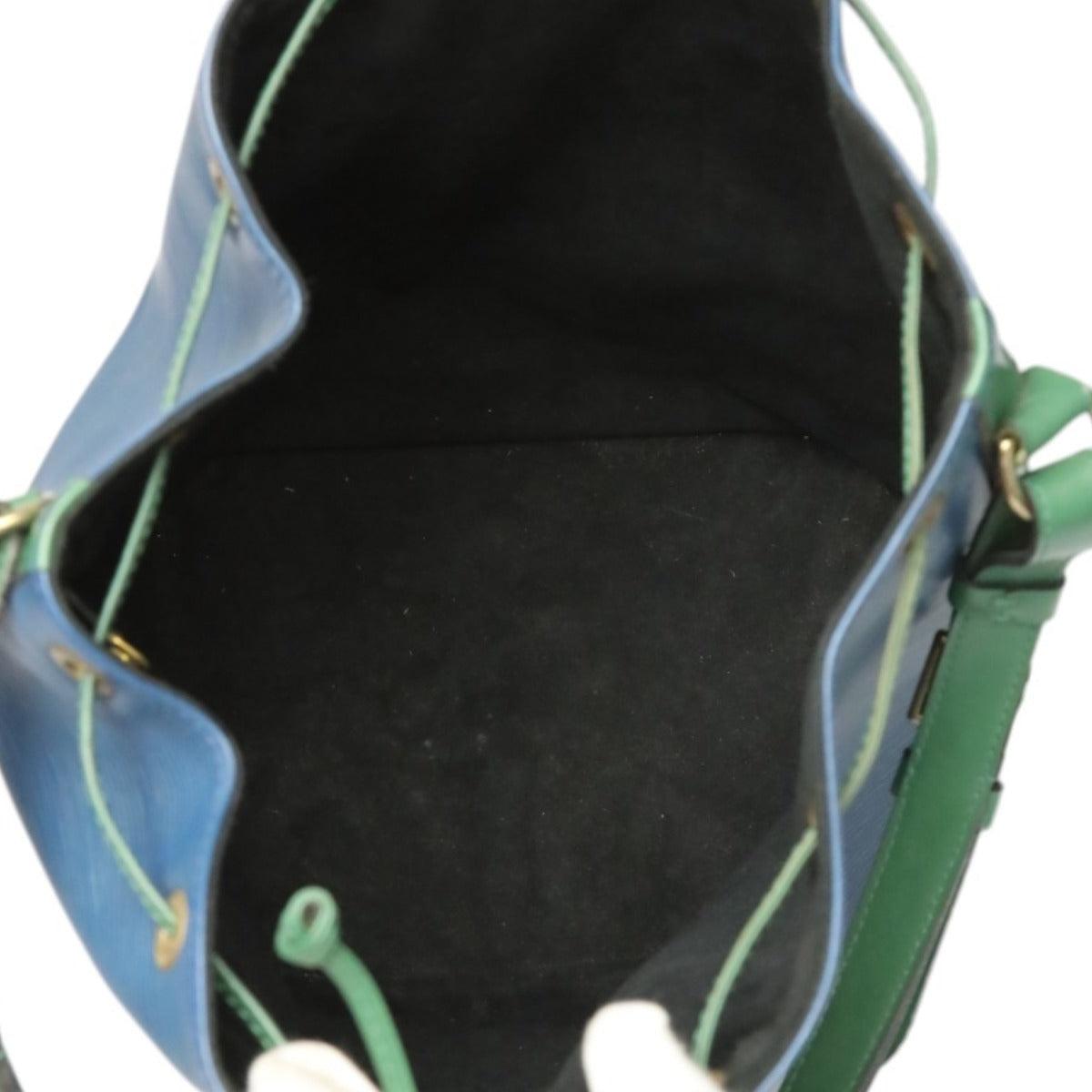 LOUIS VUITTON Shoulder Bag M44044 Epi Leather Blue x green Epi Noe