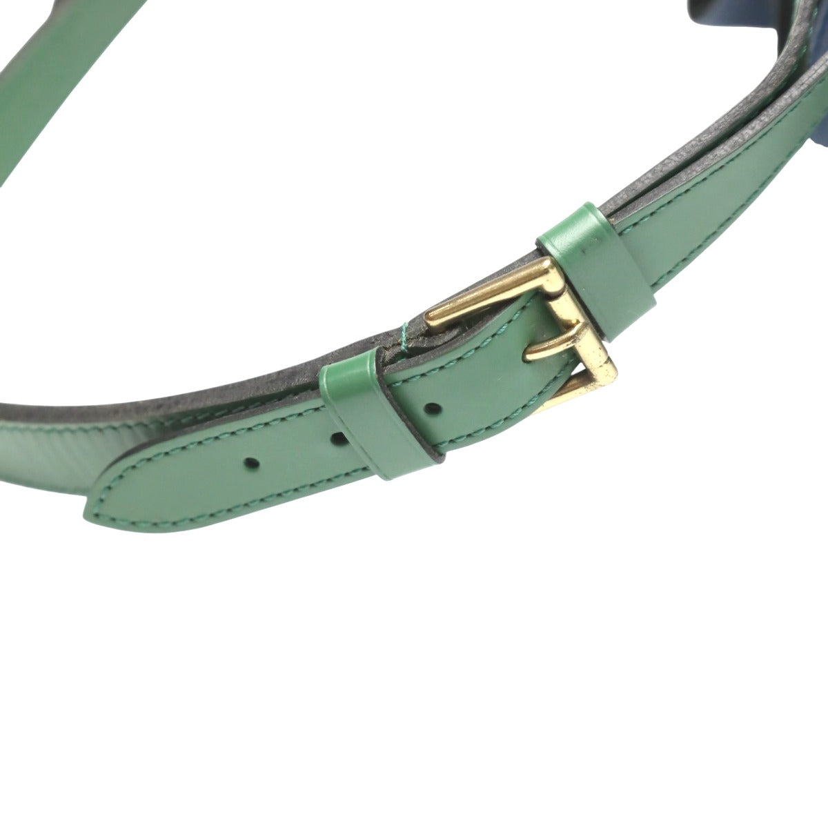 LOUIS VUITTON Shoulder Bag M44044 Epi Leather Blue x green Epi Noe
