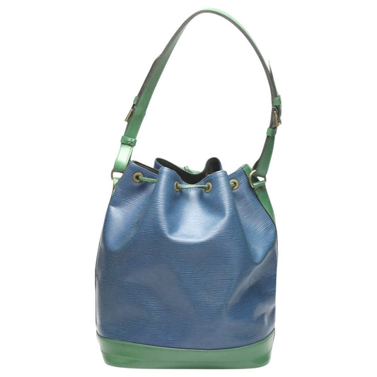 LOUIS VUITTON Shoulder Bag M44044 Epi Leather Blue x green Epi Noe
