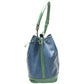 LOUIS VUITTON Shoulder Bag M44044 Epi Leather Blue x green Epi Noe