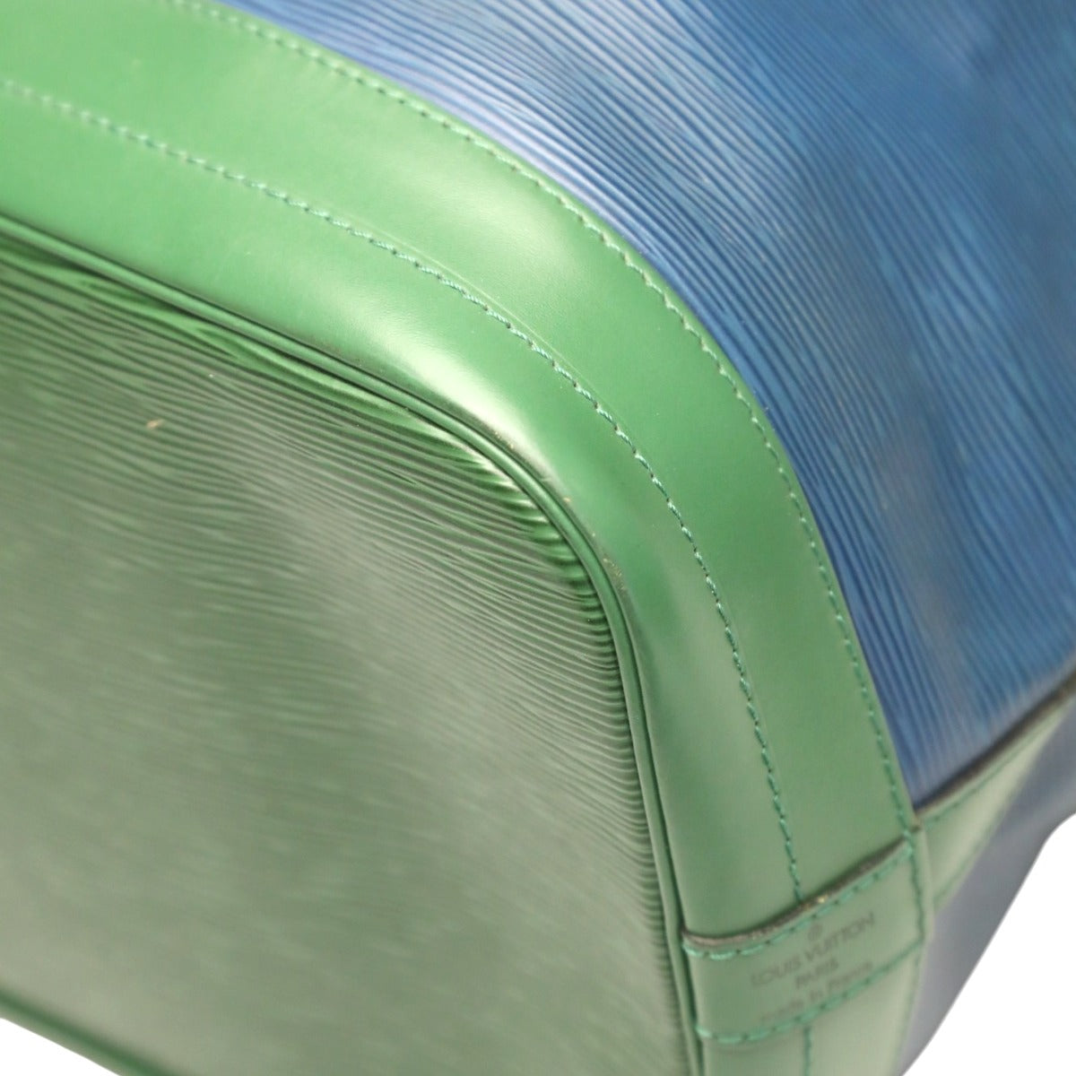 LOUIS VUITTON Shoulder Bag M44044 Epi Leather Blue x green Epi Noe