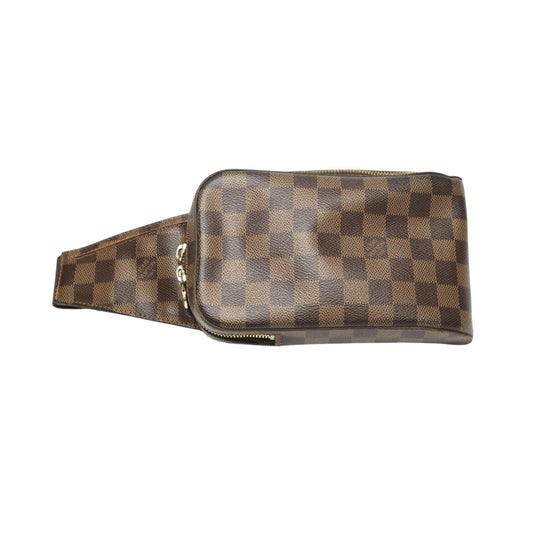 LOUIS VUITTON Sling bag N51994 Damier canvas Ebene Waist pouch Damier Geronimos unisex(Unisex) Used Authentic