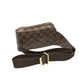 LOUIS VUITTON Sling bag N51994 Damier canvas Ebene Waist pouch Damier Geronimos unisex(Unisex) Used Authentic