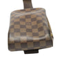 LOUIS VUITTON Sling bag N51994 Damier canvas Ebene Waist pouch Damier Geronimos unisex(Unisex) Used Authentic
