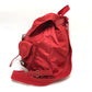PRADA Backpack Nylon Red With logo Women Used Authentic
