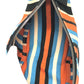 PRADA Pouch 2NE053 canvas Orange x blue Triangle logo Clutch bag mens Used Authentic