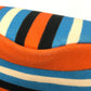 PRADA Pouch 2NE053 canvas Orange x blue Triangle logo Clutch bag mens Used Authentic