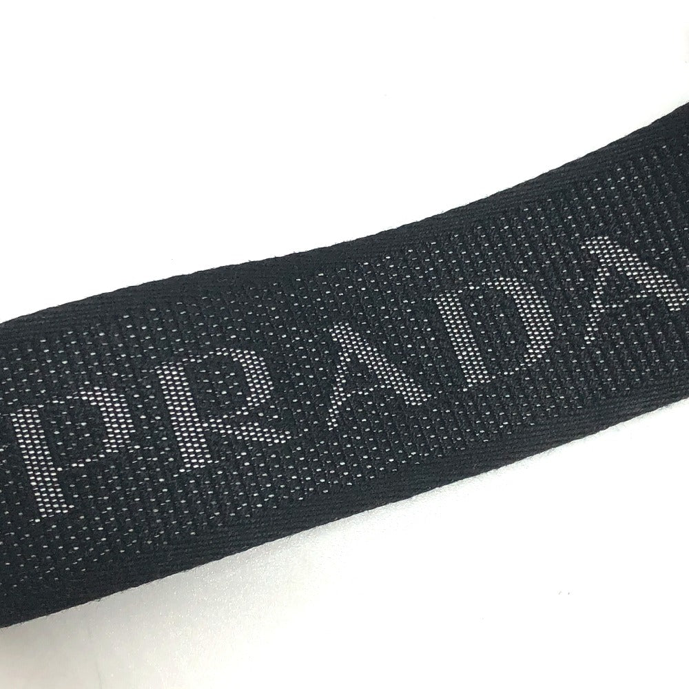 PRADA Pouch 2NE053 canvas Orange x blue Triangle logo Clutch bag mens Used Authentic