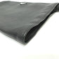 PRADA Clutch bag 2VN014 leather black triangle plate