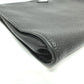 PRADA Clutch bag 2VN014 leather black triangle plate