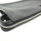 PRADA Clutch bag 2VN014 leather black triangle plate