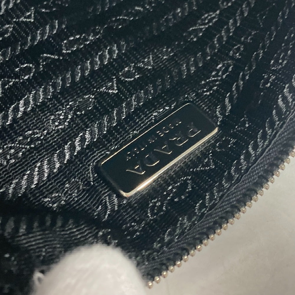 PRADA Pouch 2M1214 Nylon black Makeup pouch Cosmetics Pouch Skull skull unisex(Unisex) Used Authentic