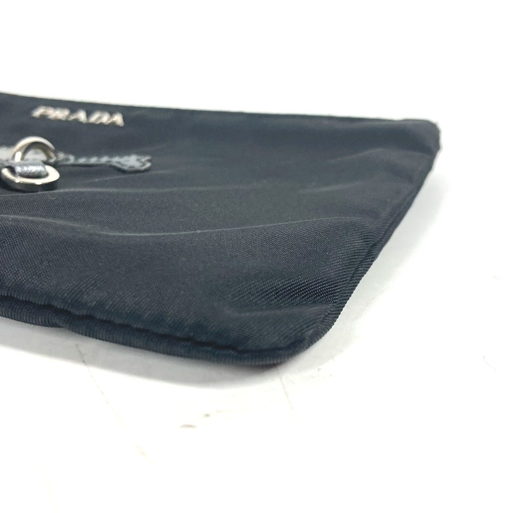 PRADA Pouch 2M1214 Nylon black Makeup pouch Cosmetics Pouch Skull skull unisex(Unisex) Used Authentic