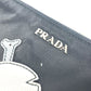 PRADA Pouch 2M1214 Nylon black Makeup pouch Cosmetics Pouch Skull skull unisex(Unisex) Used Authentic