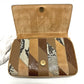 PRADA Shoulder Bag 1BD009 suede Brown logo