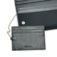 PRADA Folded wallet 1MH132 Nylon black Triangle logo plate