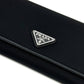PRADA Folded wallet 1MH132 Nylon black Triangle logo plate