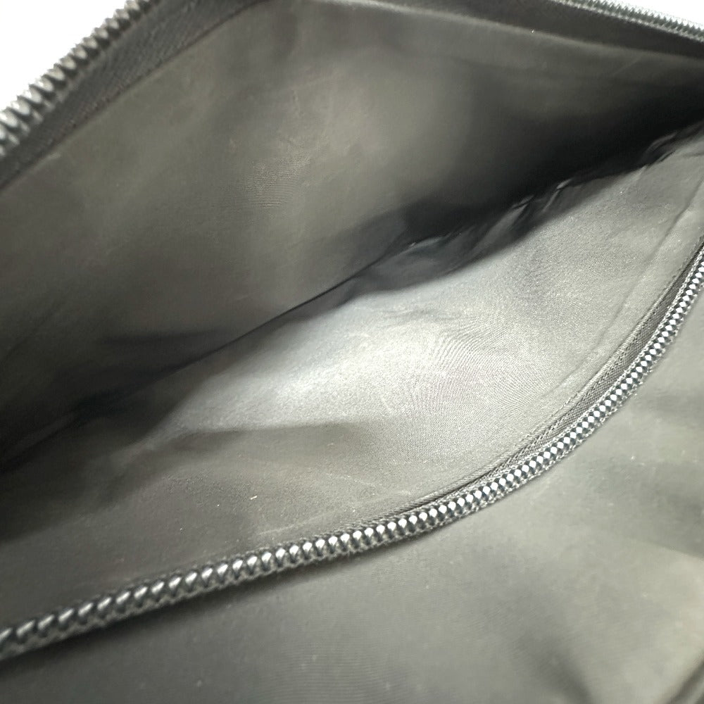 PRADA Business bag V147S Nylon black triangle plate