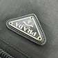 PRADA Business bag V147S Nylon black triangle plate