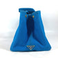 PRADA Tote Bag canvas blue Canapa logo Women Used Authentic