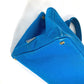 PRADA Tote Bag canvas blue Canapa logo Women Used Authentic