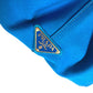 PRADA Tote Bag canvas blue Canapa logo Women Used Authentic