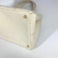 PRADA Tote Bag BN1877 canvas White type Canapa Women Used Authentic
