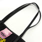 PRADA Tote Bag 1BG065 Nylon, Velour black Kaye trompe l'oeil Women Used Authentic