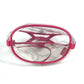 PRADA Tote Bag Plastics pink beach bag with pouch logo Canapa