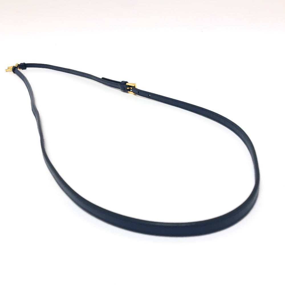 PRADA Shoulder Bag 1BP016 leather blue Bag logo wallet mini bag party bag