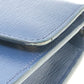 PRADA Shoulder Bag 1BP016 leather blue Bag logo wallet mini bag party bag