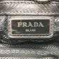 PRADA Shoulder Bag 2VH022 leather black Messenger mens Used Authentic