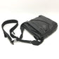 PRADA Shoulder Bag 2VH022 leather black Messenger mens Used Authentic