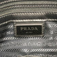 PRADA Shoulder Bag 2VH013 leather black Triangular plate mens Used Authentic