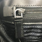 PRADA Shoulder Bag 2VH013 leather black Triangular plate mens Used Authentic