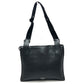 PRADA Shoulder Bag 2VH013 leather black Triangular plate mens Used Authentic