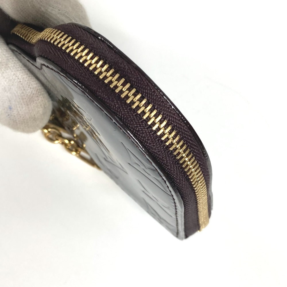 LOUIS VUITTON Coin case M93561 Monogram Vernis purple Monogram Vernis Porto Monet Cool