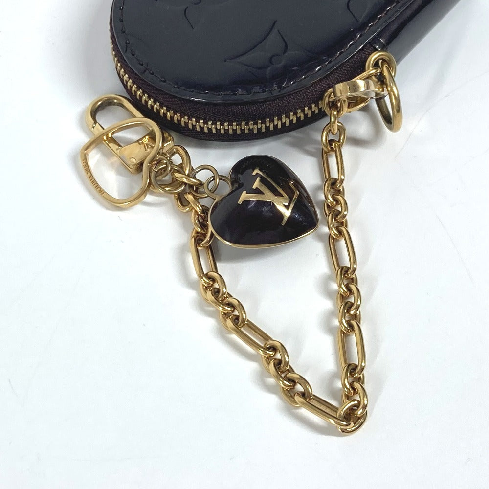 LOUIS VUITTON Coin case M93561 Monogram Vernis purple Monogram Vernis Porto Monet Cool