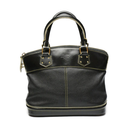 LOUIS VUITTON Handbag M91875 Calfskin Noir (Black) Handbag Suhari LockitPM Women Used Authentic