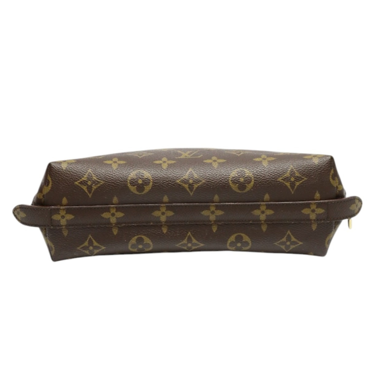 LOUIS VUITTON Pouch M47520 Monogram canvas Brown Pouch Monogram Pochette Cosmetic MM unisex(Unisex) Used Authentic