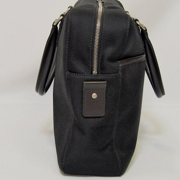LOUIS VUITTON Handbag M93082 Damier Jean Canvas Noir (Black) Documents bag Damier Jean Yak unisex(Unisex) Used Authentic