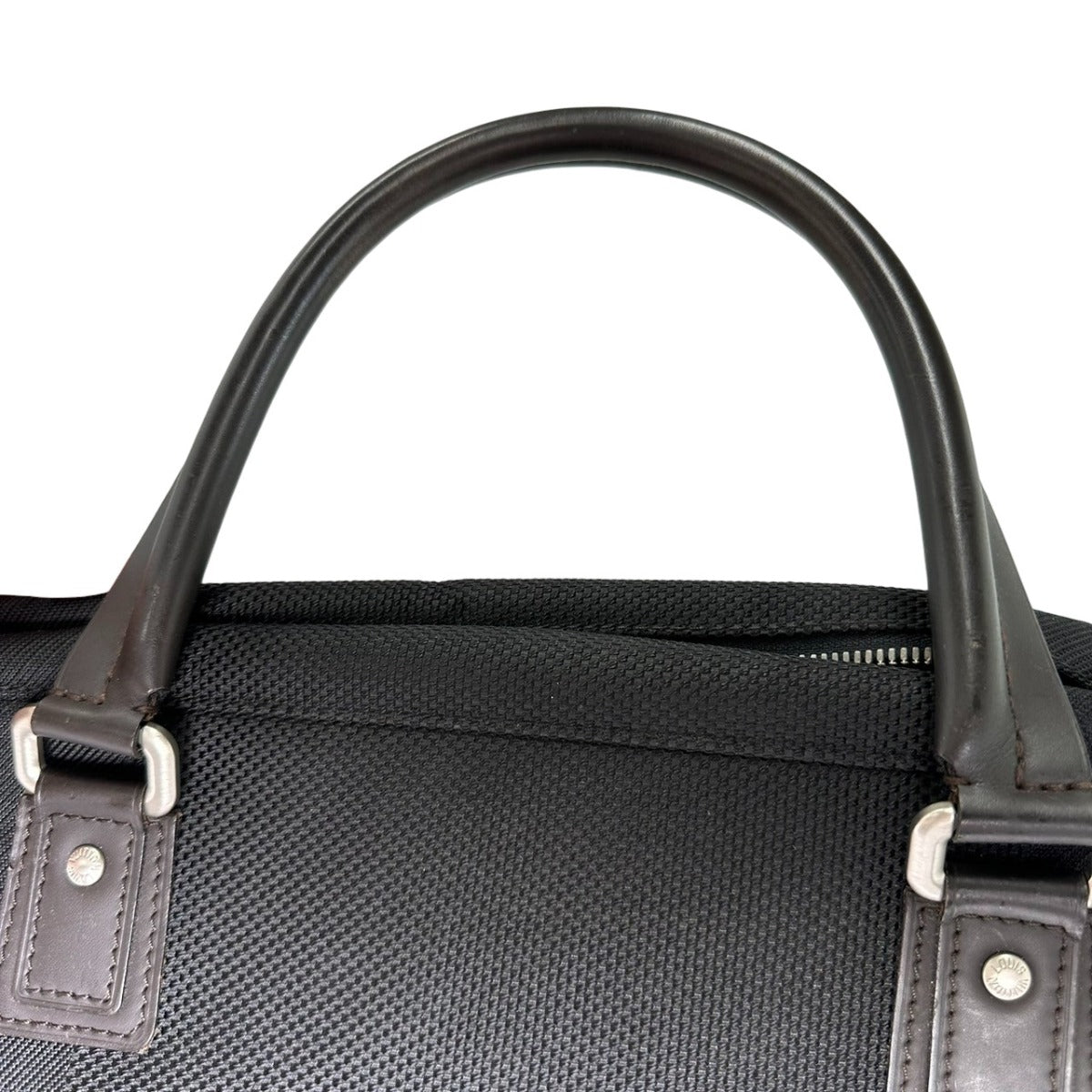 LOUIS VUITTON Handbag M93082 Damier Jean Canvas Noir (Black) Documents bag Damier Jean Yak unisex(Unisex) Used Authentic