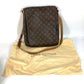 LOUIS VUITTON Shoulder Bag M51256�@ Monogram canvas Brown Monogram Musette Women Used Authentic