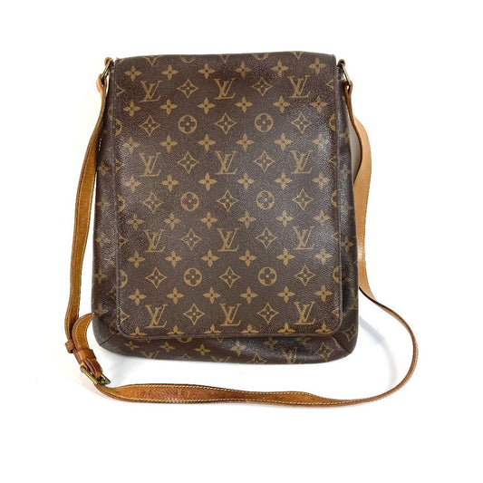 LOUIS VUITTON Shoulder Bag M51256�@ Monogram canvas Brown Monogram Musette Women Used Authentic