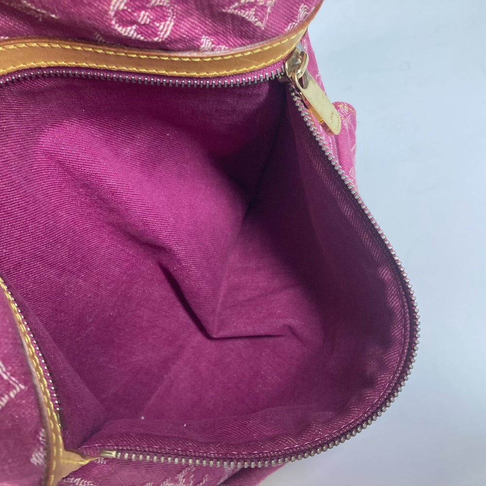 LOUIS VUITTON Shoulder Bag M95210 Monogram denim pink Monogram denim Buggy GM Women Used Authentic