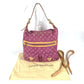 LOUIS VUITTON Shoulder Bag M95210 Monogram denim pink Monogram denim Buggy GM Women Used Authentic