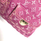 LOUIS VUITTON Shoulder Bag M95210 Monogram denim pink Monogram denim Buggy GM Women Used Authentic