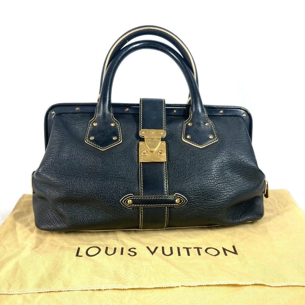 LOUIS VUITTON Handbag M91805 Suhari leather black Suhari Angenieux PM Studs Women Used Authentic