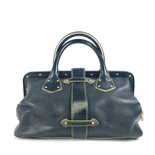 LOUIS VUITTON Handbag M91805 Suhari leather black Suhari Angenieux PM Studs Women Used Authentic